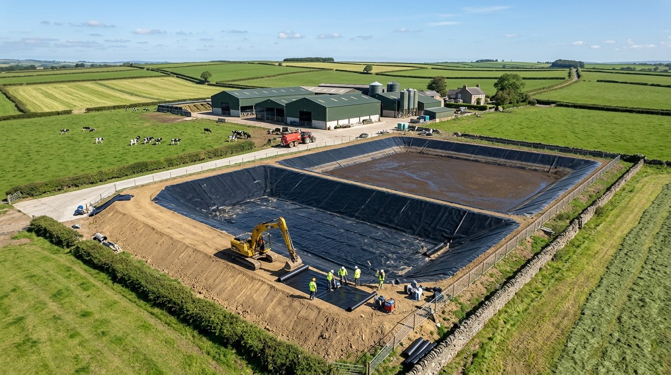 Farm Slurry Lagoon Liners – The Essential Solution for Modern Slurry Storage